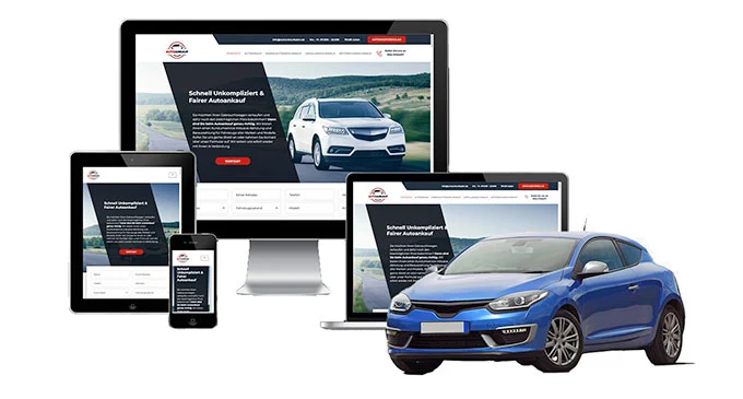 ankauf mobil Ankaufseite mobil – Autoankauf St. Wendel mit rotem PKW